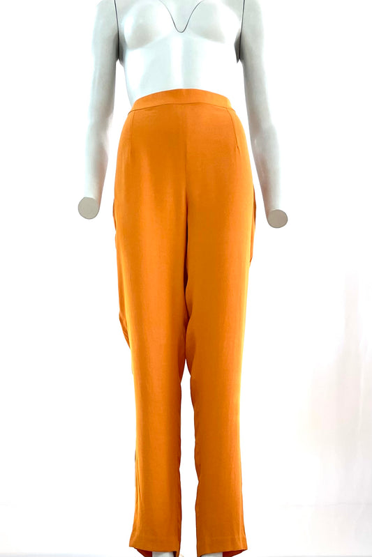 Calça crepe laranja - marca Juliana Herc